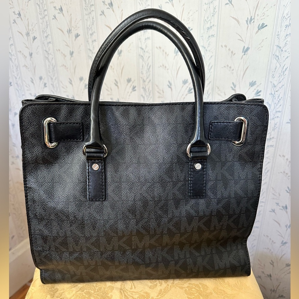 Michael Kors Black Leather Satchel - Picture 2 of 16